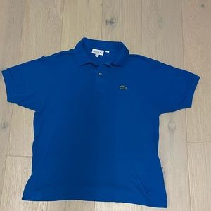 EUC Lacoste Blue Polo size Large